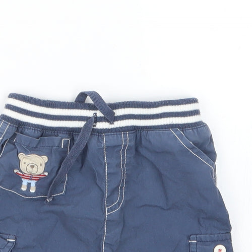 TU Boys Blue   Cropped Trousers Size 9-12 Months