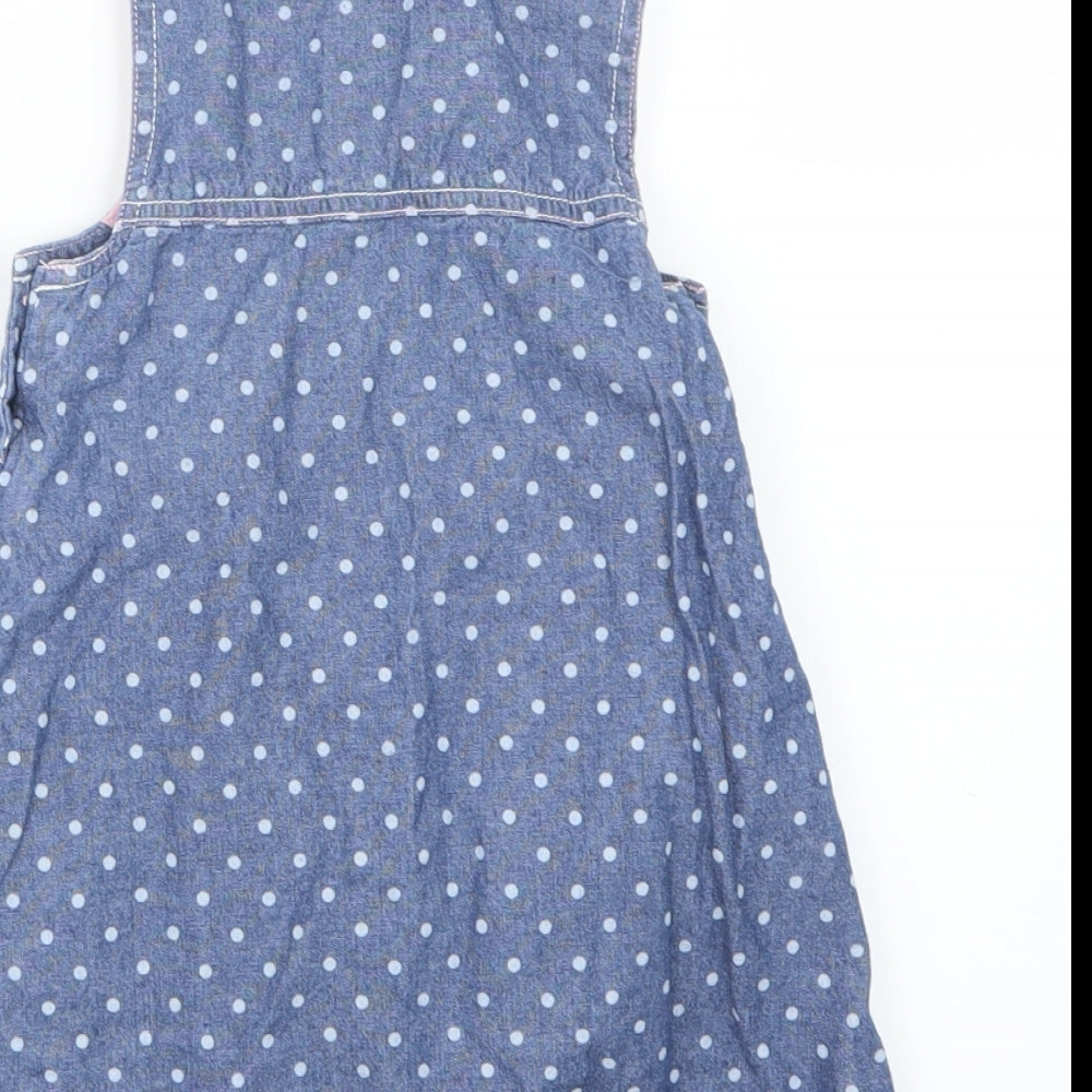 Disney Girls Blue Polka Dot  T-Shirt Dress  Size 12-18 Months  - Minnie Mouse
