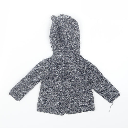 Primark Boys Blue  Knit Cardigan Jumper Size 0-3 Months
