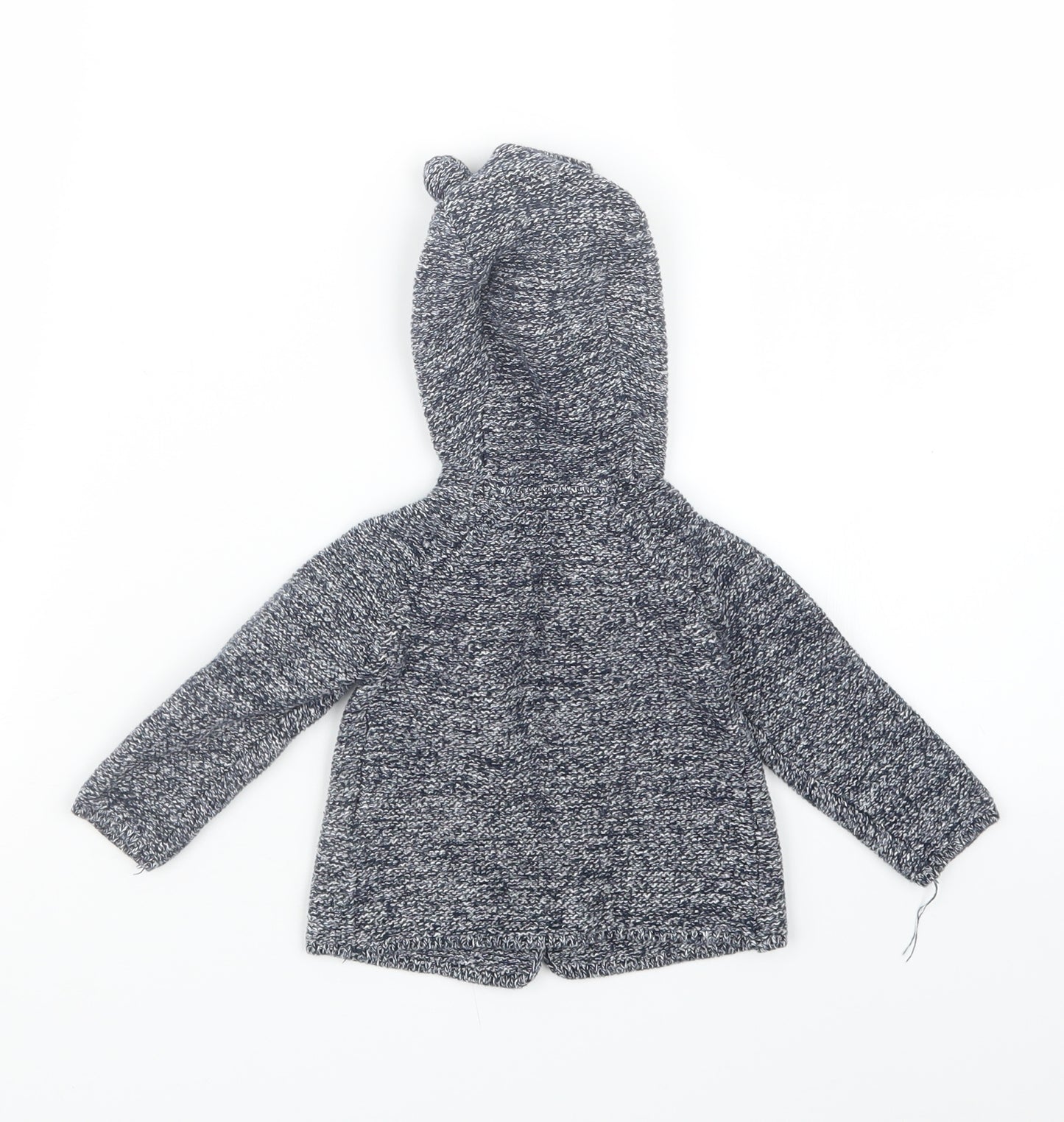 Primark Boys Blue  Knit Cardigan Jumper Size 0-3 Months