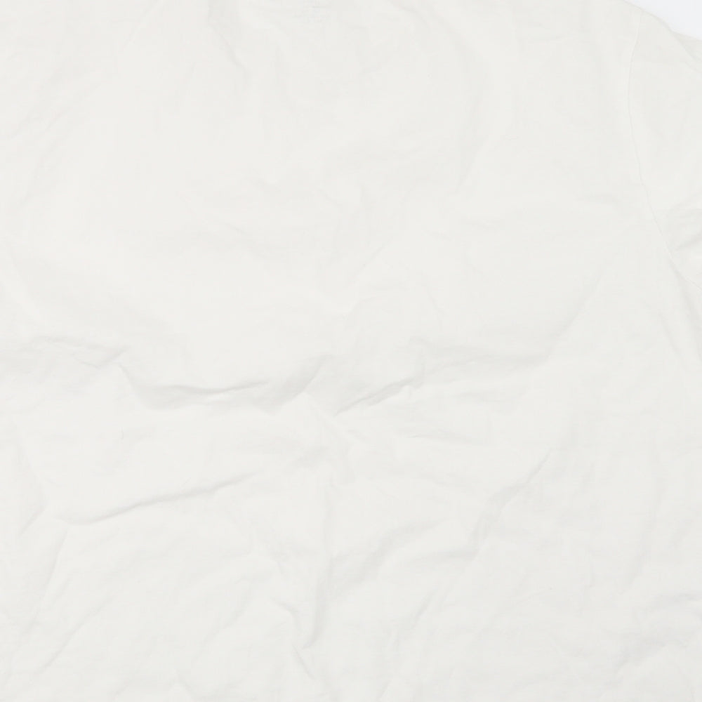 H&M Mens White    T-Shirt Size XL