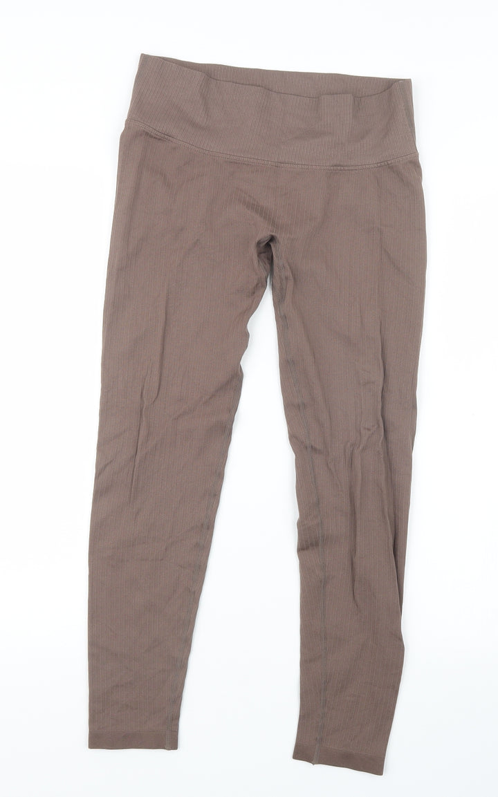 Preworn Womens Brown Capri Leggings Size 27 in L25 in