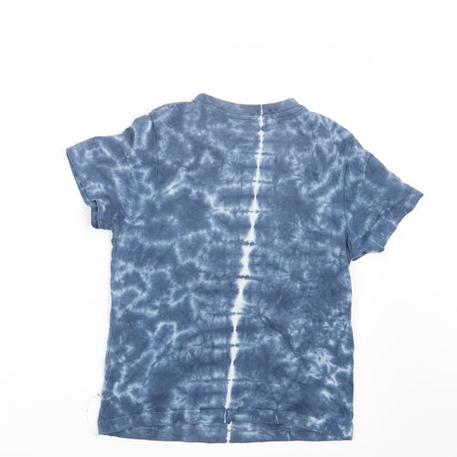 Orchestra Boys Blue Geometric  Basic T-Shirt Size 8 Years