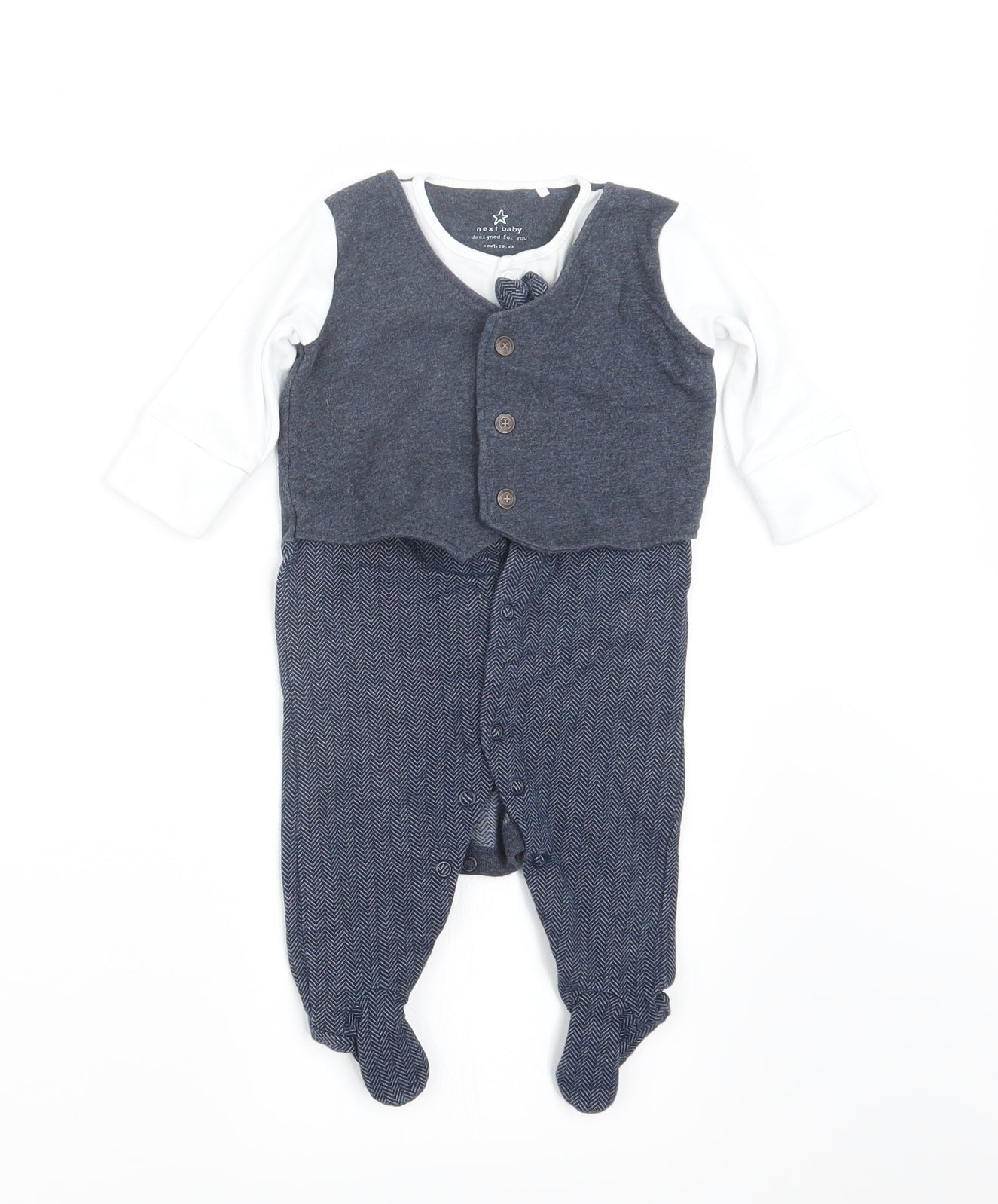 NEXT Boys Blue   Dress Set Outfit/Set Size 0-3 Months
