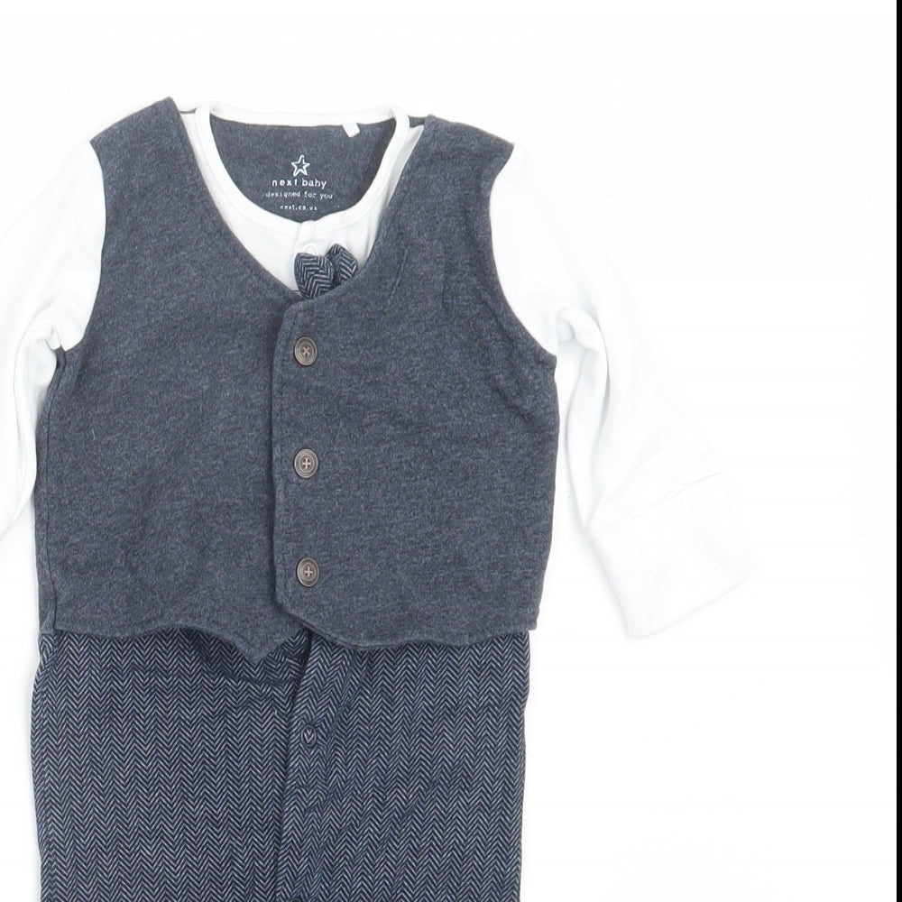 NEXT Boys Blue   Dress Set Outfit/Set Size 0-3 Months