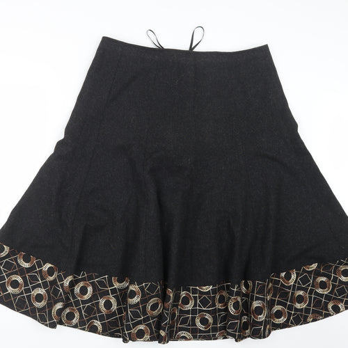 Per Una Womens Black   A-Line Skirt Size 16
