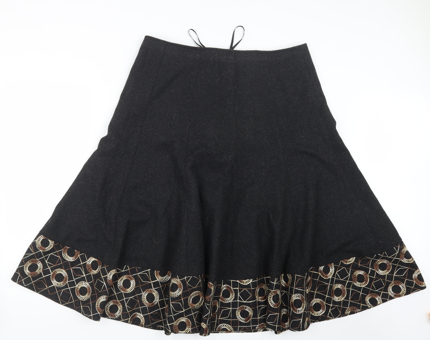 Per Una Womens Black   A-Line Skirt Size 16