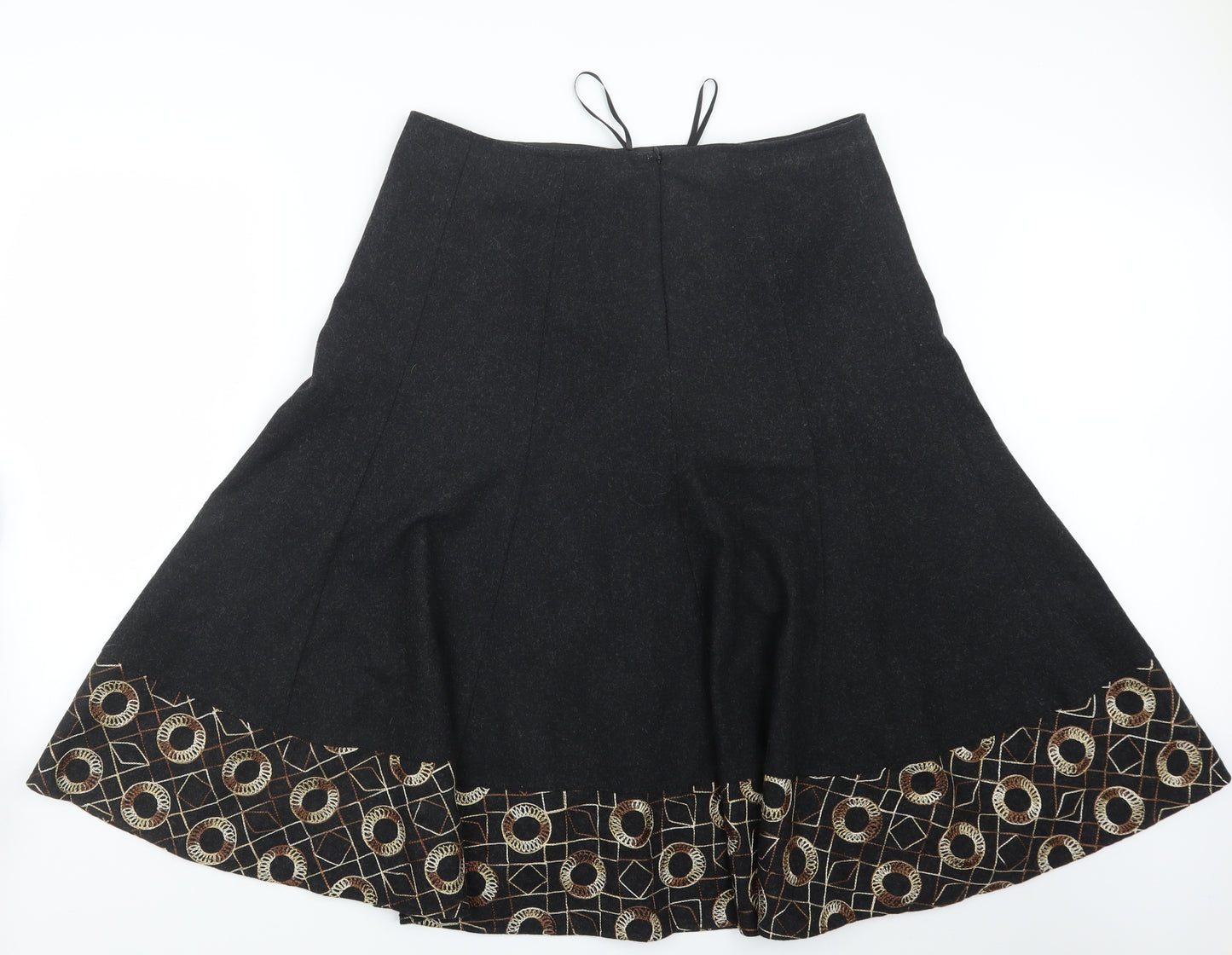 Per Una Womens Black   A-Line Skirt Size 16