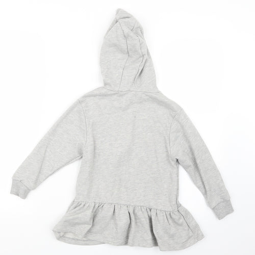 Very Girls Grey   Pullover Hoodie Size 6 Years