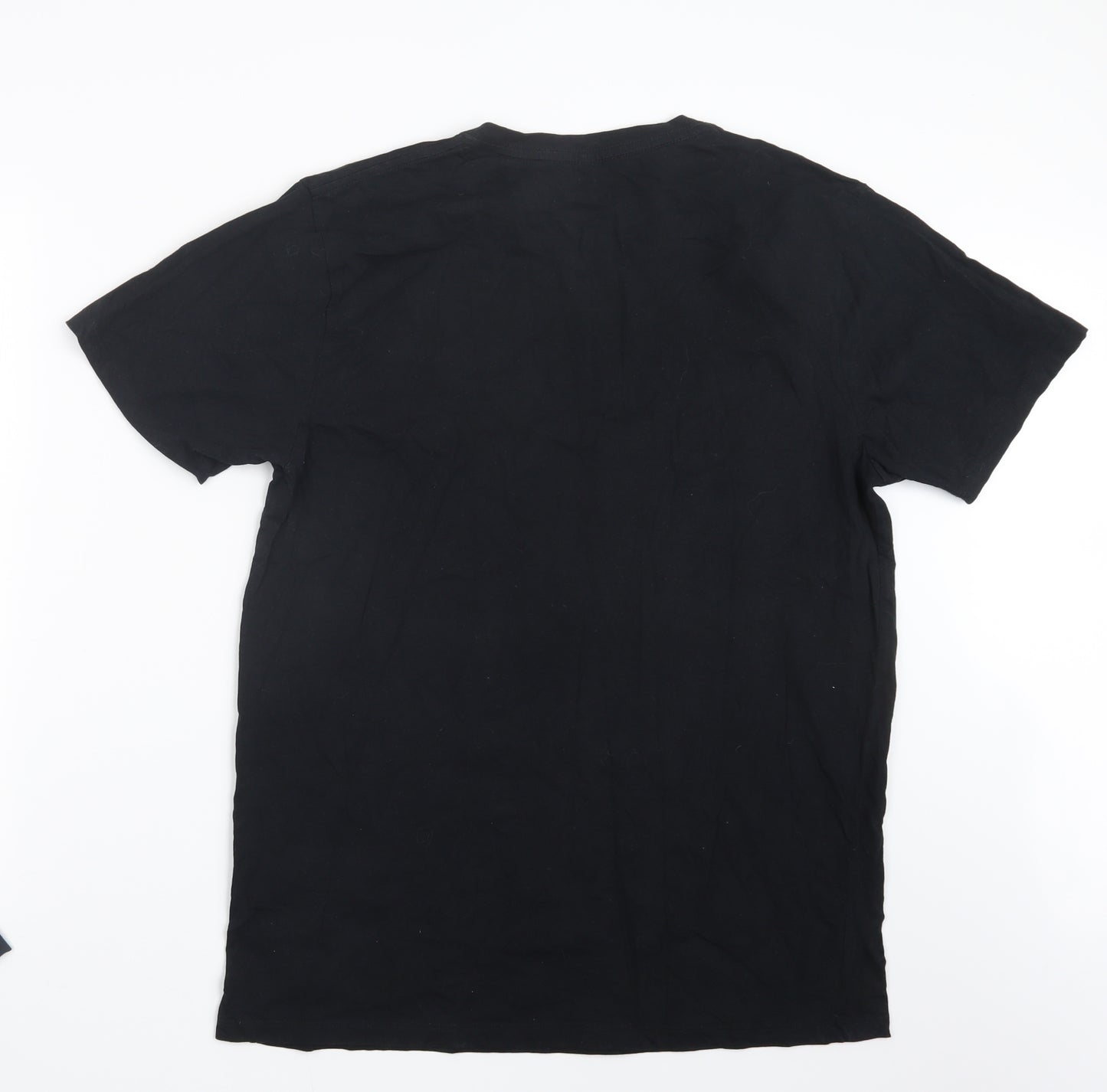 Preworn Mens Black    T-Shirt Size L