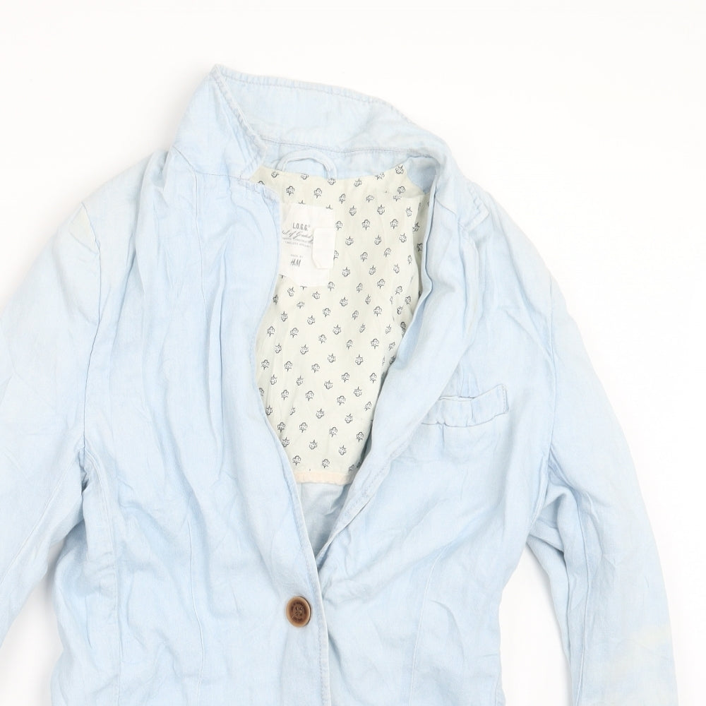 H&M Womens Blue   Jacket  Size 10