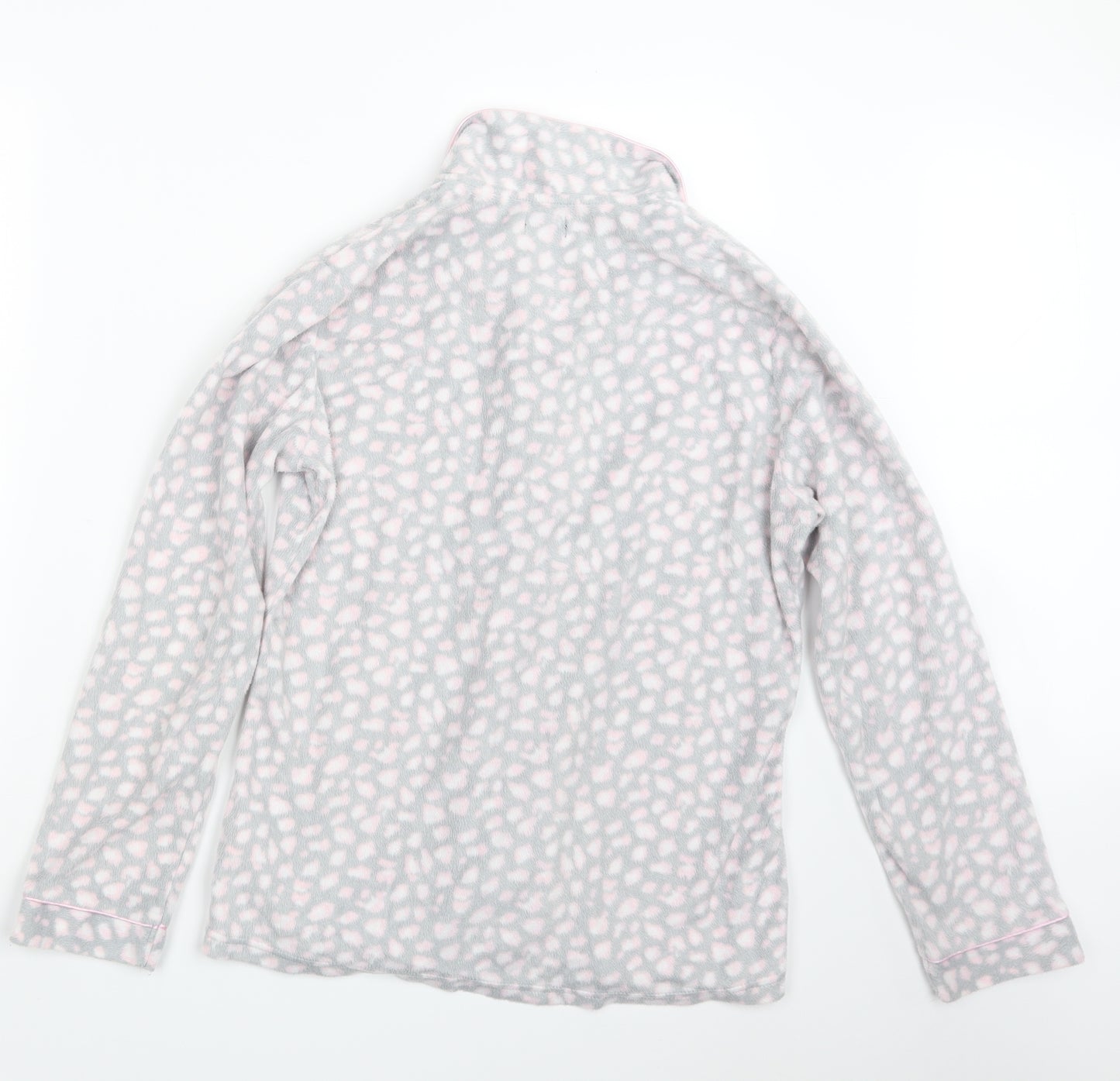 F&F Womens Grey Geometric  Top Pyjama Top Size M
