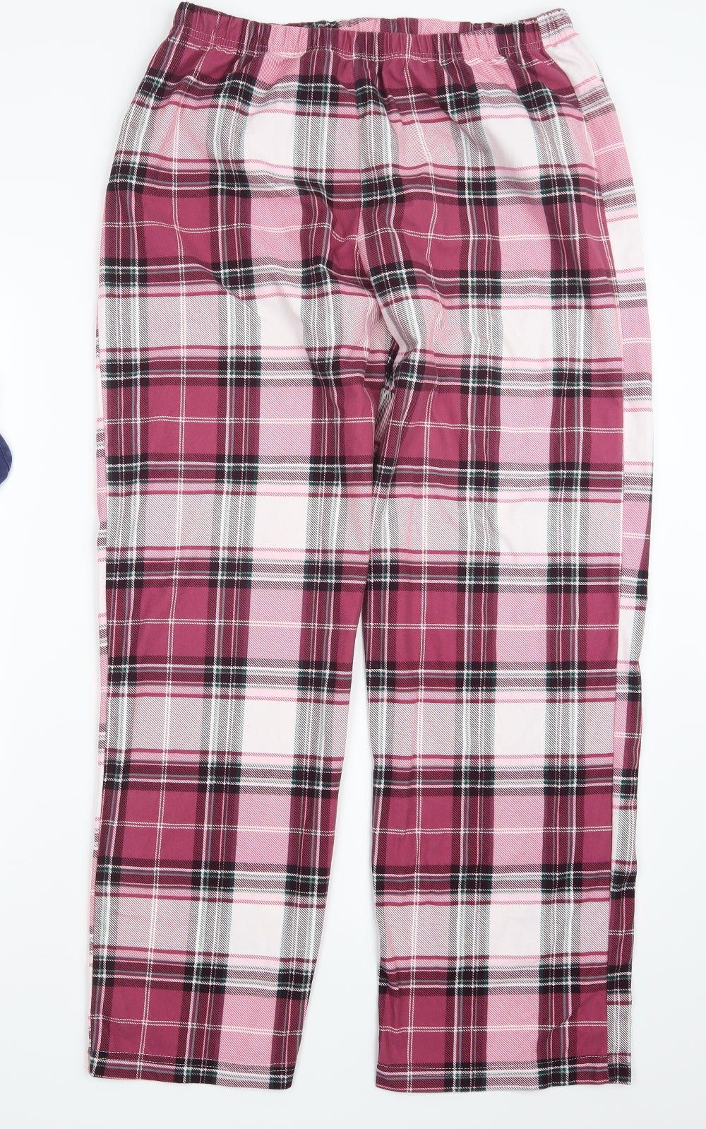 F&F Womens Pink Check  Capri Pyjama Pants Size M