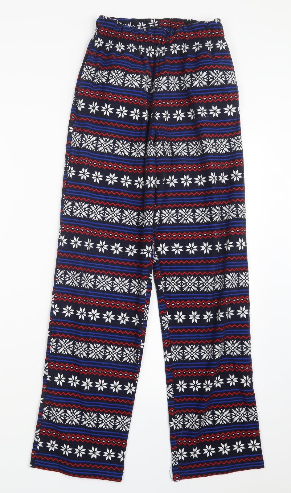 TU Mens Blue Geometric   Pyjama Pants Size XS  - Christmas