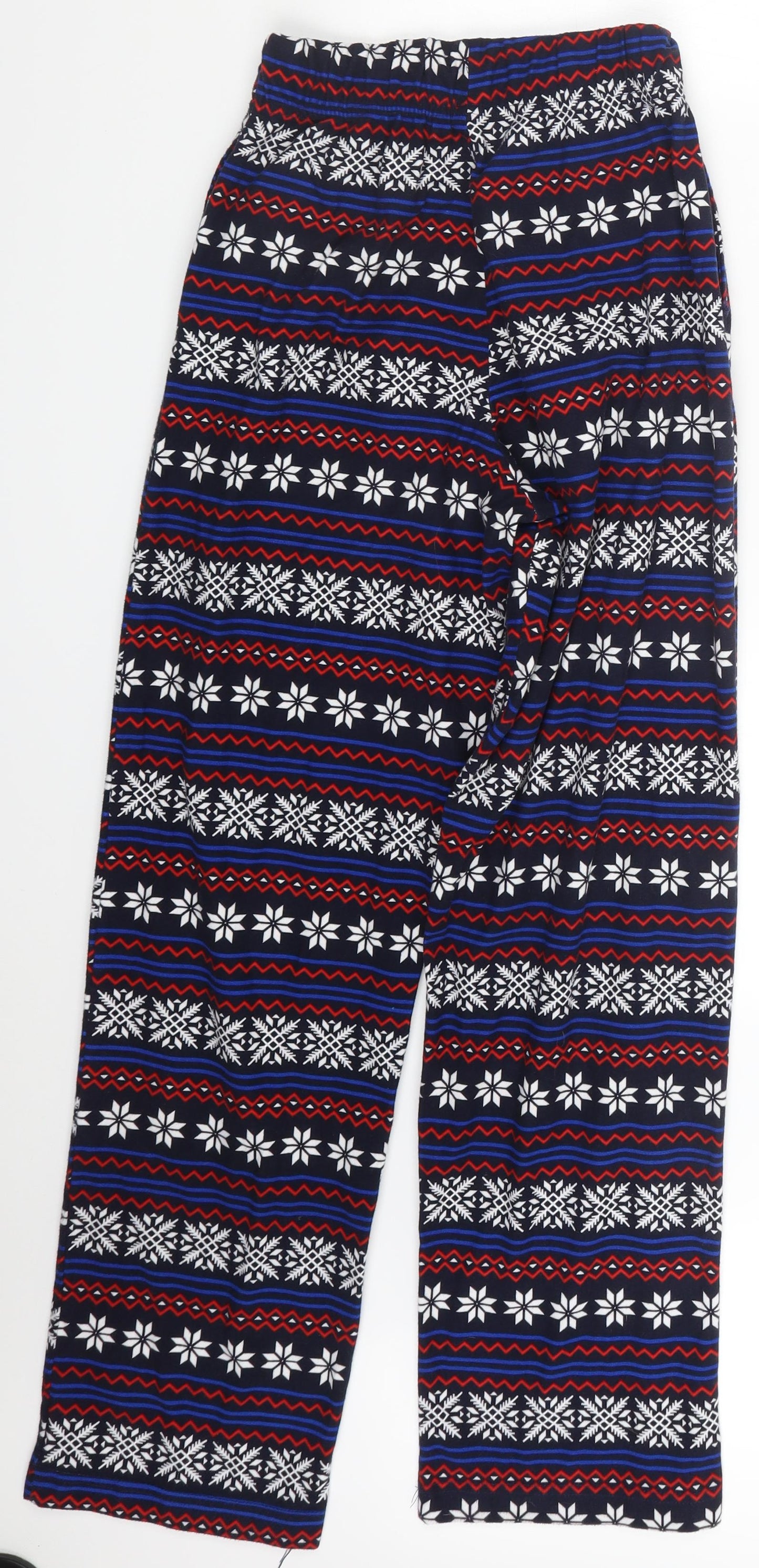 TU Mens Blue Geometric   Pyjama Pants Size XS  - Christmas