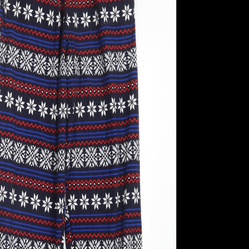 TU Mens Blue Geometric   Pyjama Pants Size XS  - Christmas