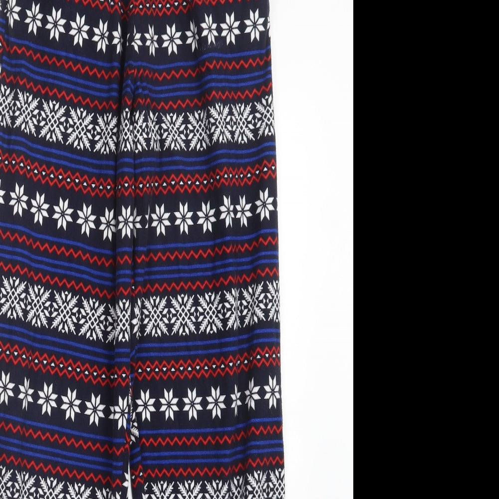 TU Mens Blue Geometric   Pyjama Pants Size XS  - Christmas
