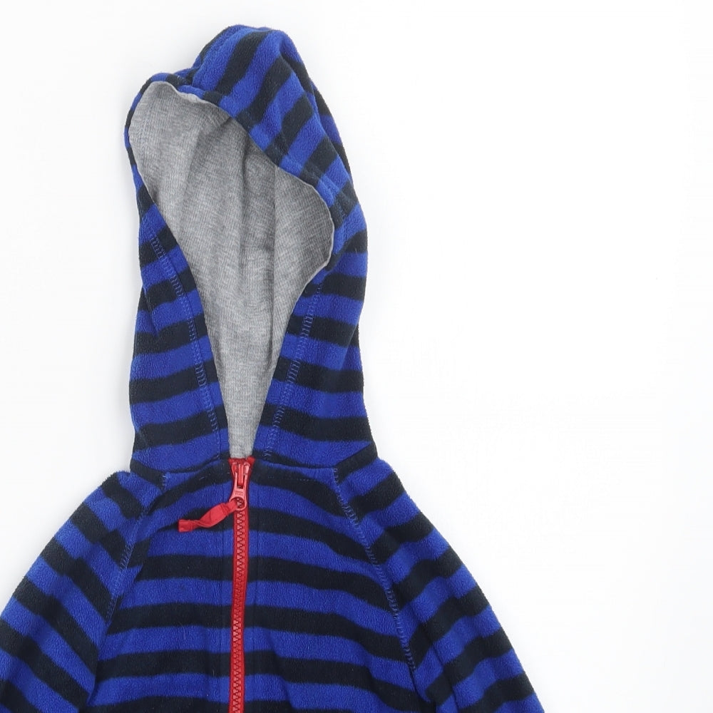 Mini Boden Boys Black Striped  Jacket  Size 3-4 Years