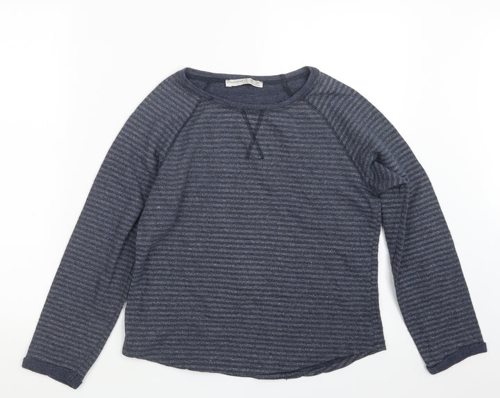 Atmosphere Womens Blue Striped Pullover Jumper Size 10