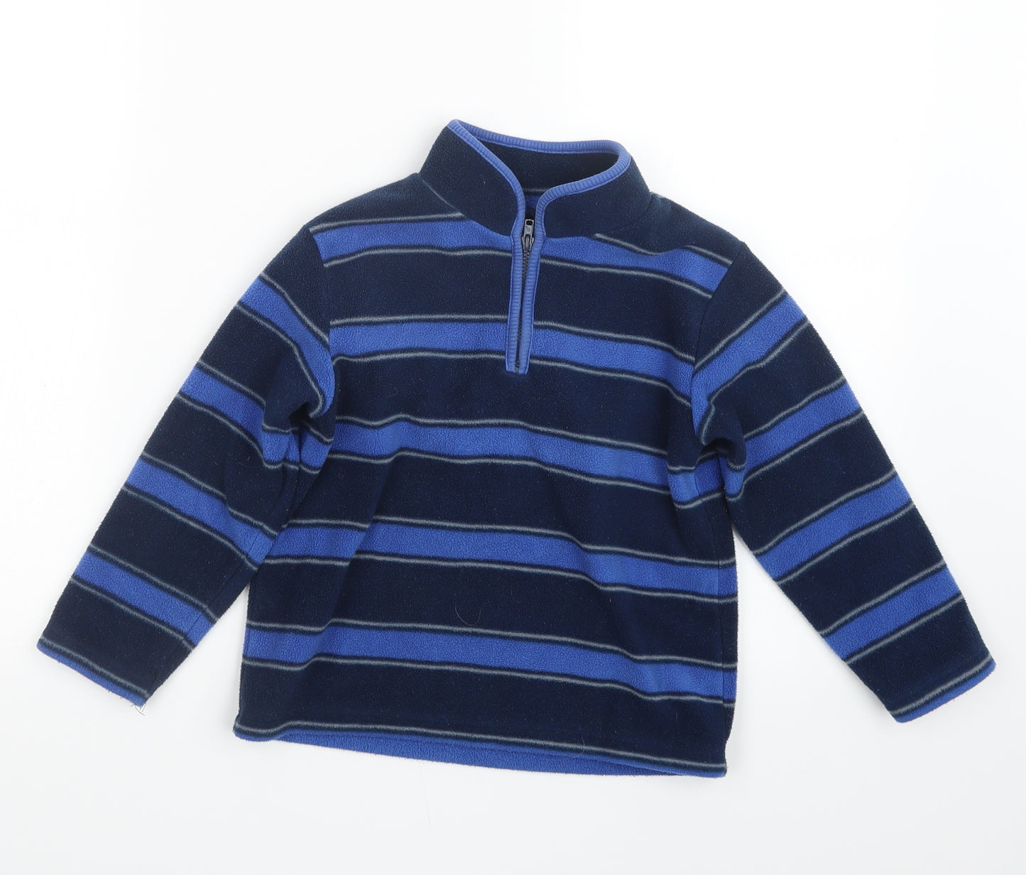 Mothercare Boys Blue Striped  Pullover Sweatshirt Size 4-5 Years