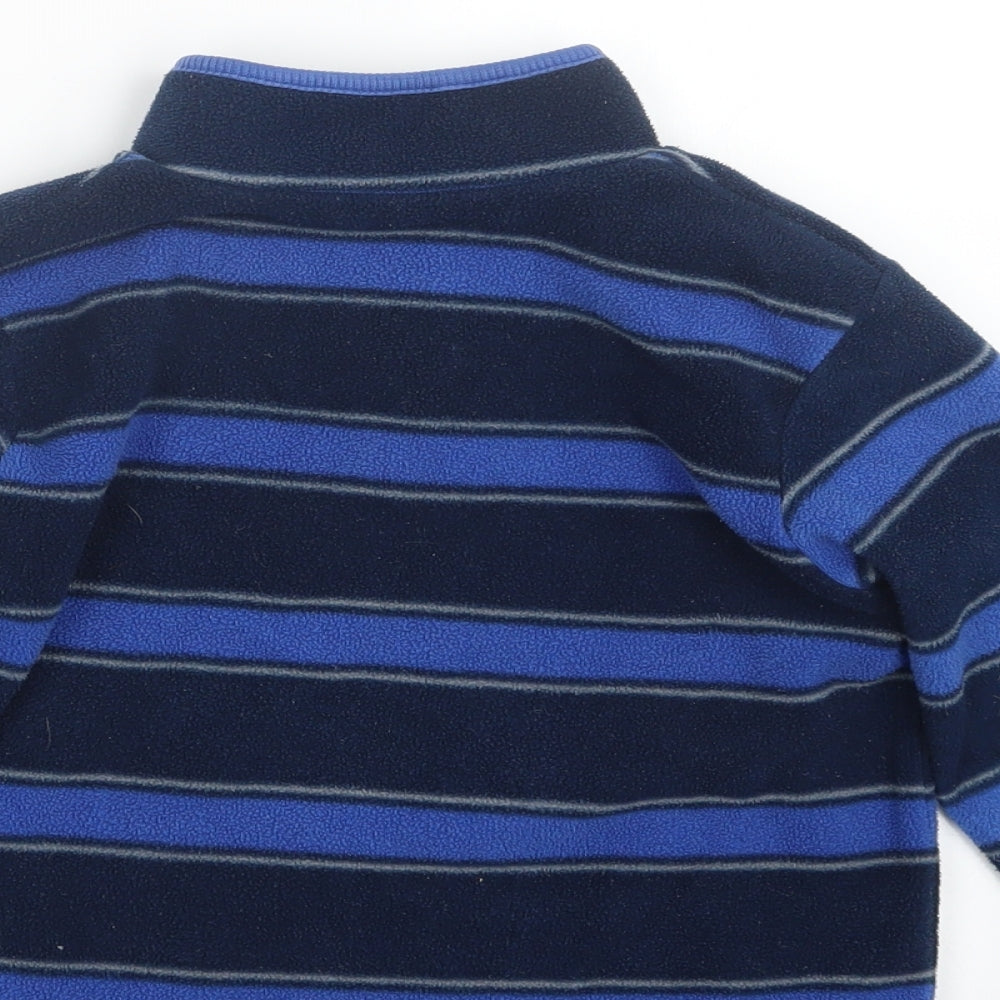 Mothercare Boys Blue Striped  Pullover Sweatshirt Size 4-5 Years