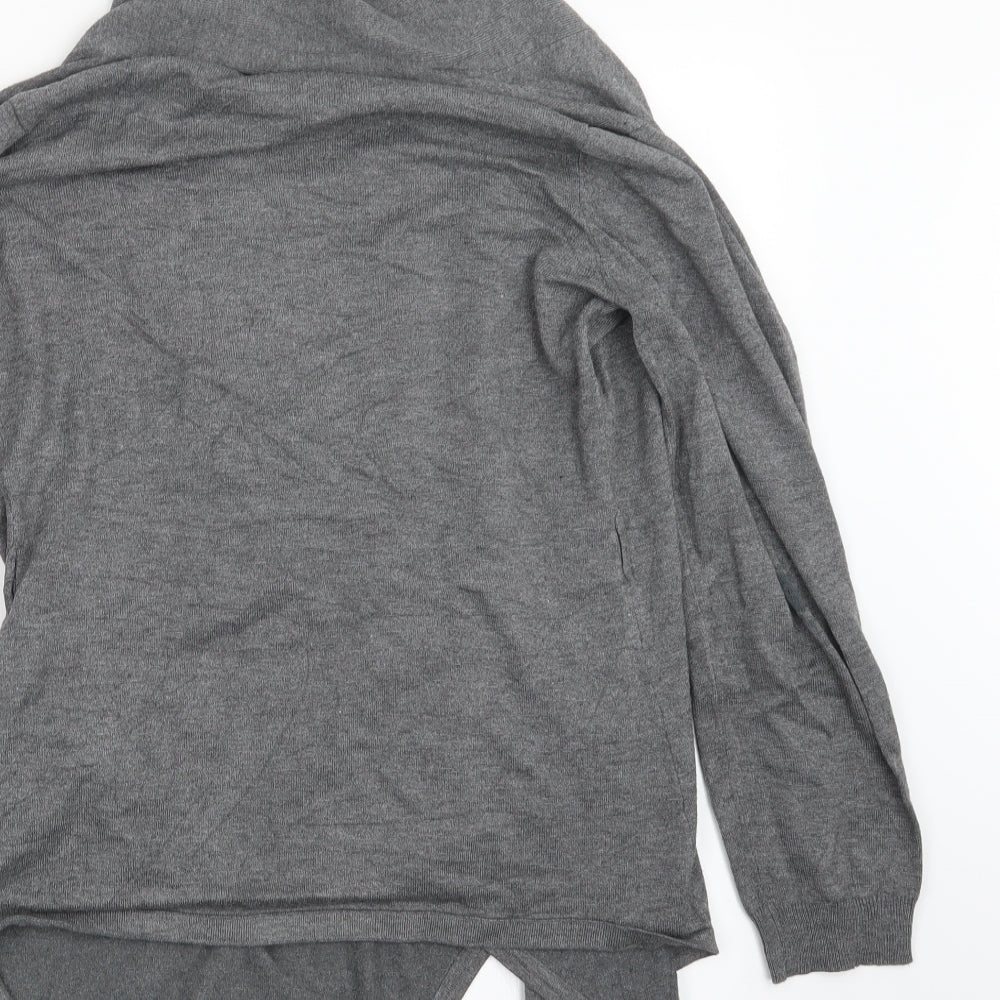 Dorothy Perkins Womens Grey   Cape Jumper Size 10