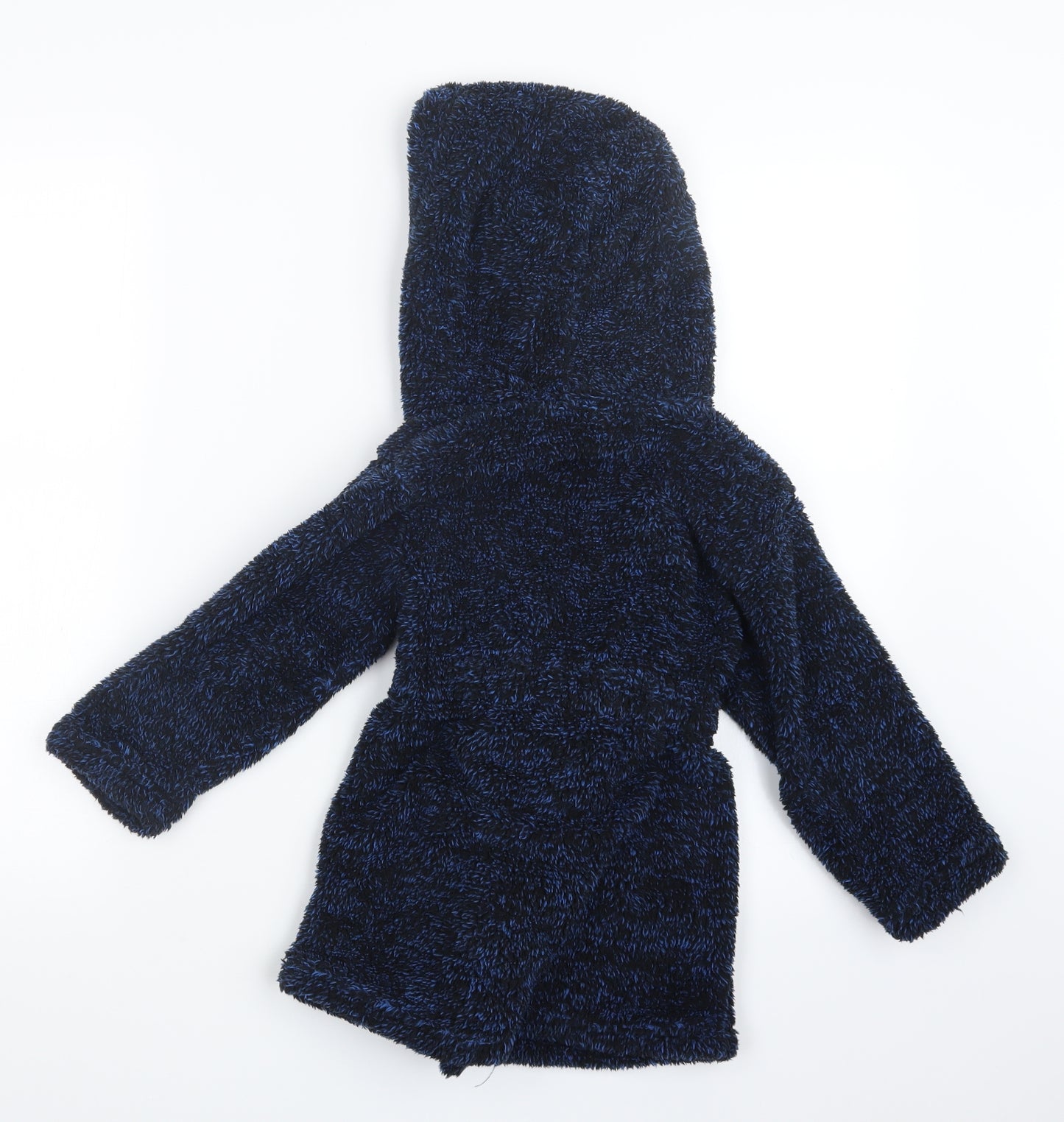 Matalan Boys Blue Geometric   Robe Size 3-4 Years