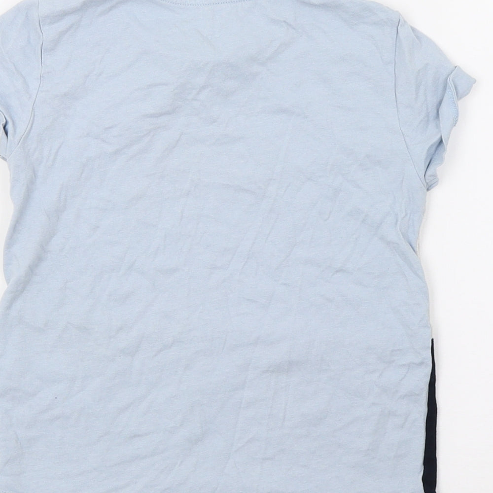 Primark Boys Blue  Jersey Basic T-Shirt Size 3-4 Years