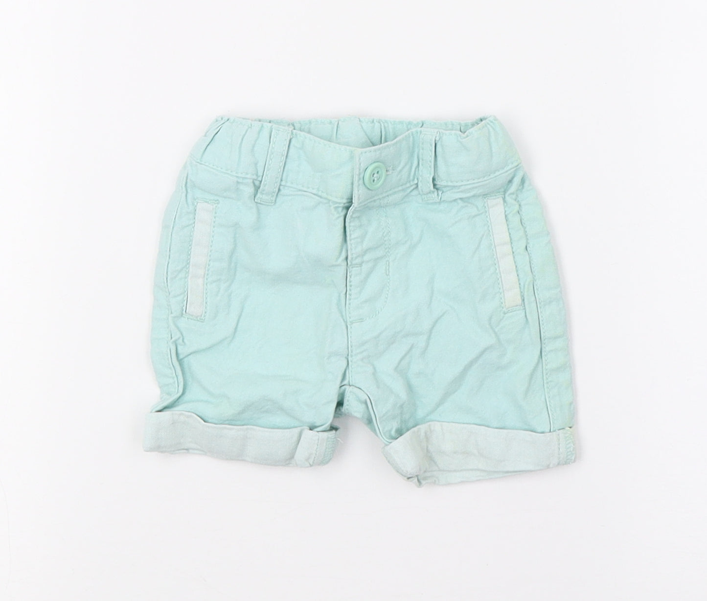 Matalan Girls Blue    Trousers Size 0-3 Months  - shorts