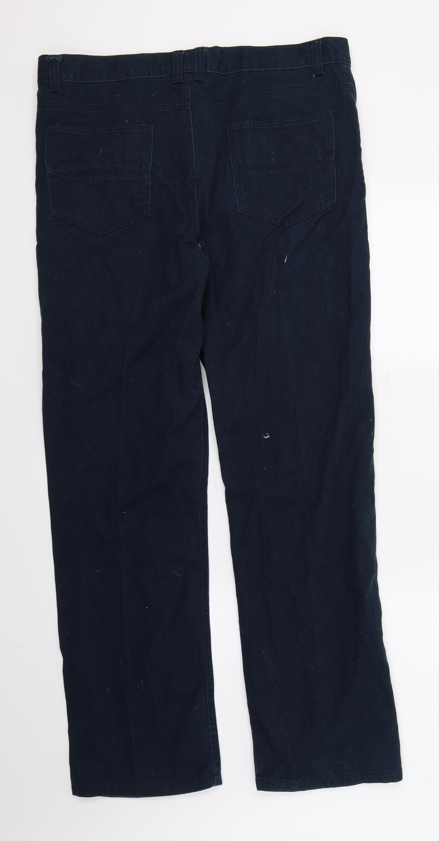 DenimCo Mens Blue  Denim Straight Jeans  L32 in