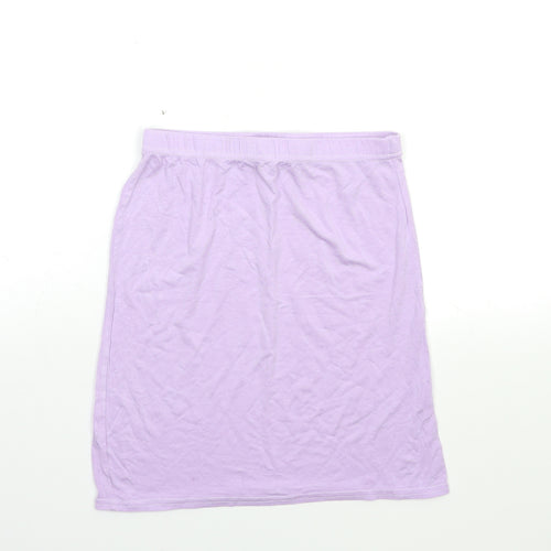PRETTYLITTLETHING Womens Purple   Mini Skirt Size 8