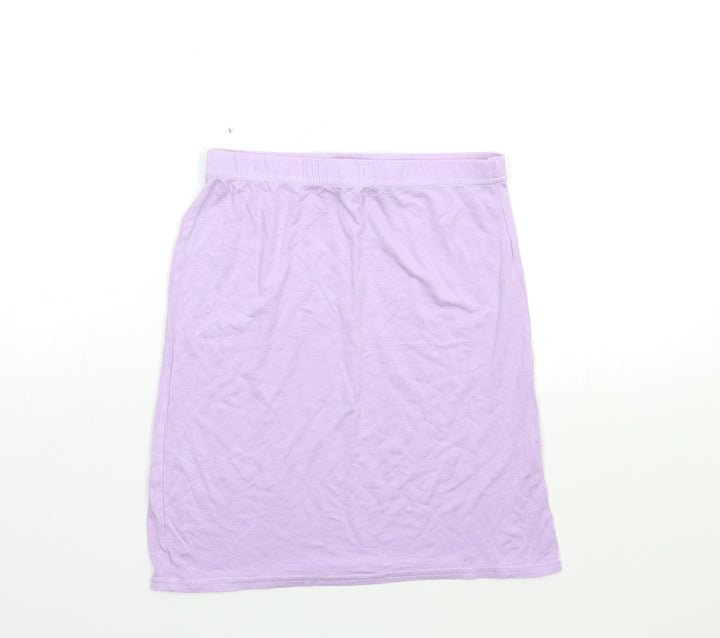 PRETTYLITTLETHING Womens Purple   Mini Skirt Size 8