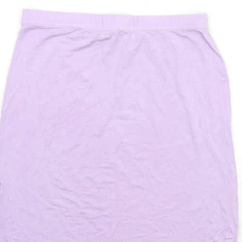 PRETTYLITTLETHING Womens Purple   Mini Skirt Size 8
