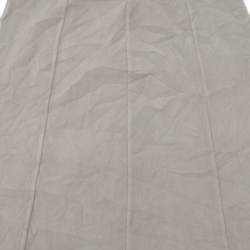 Preworn Womens Grey   A-Line Skirt Size 14