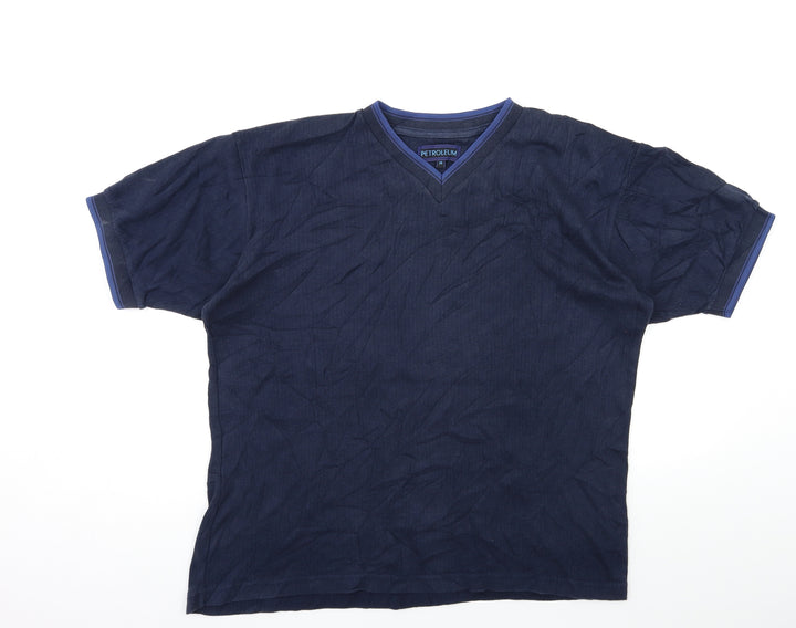 Petroleum Mens Blue T-Shirt Size M