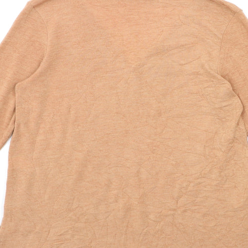 River Island Womens Orange  Knit Pullover Jumper Size 10