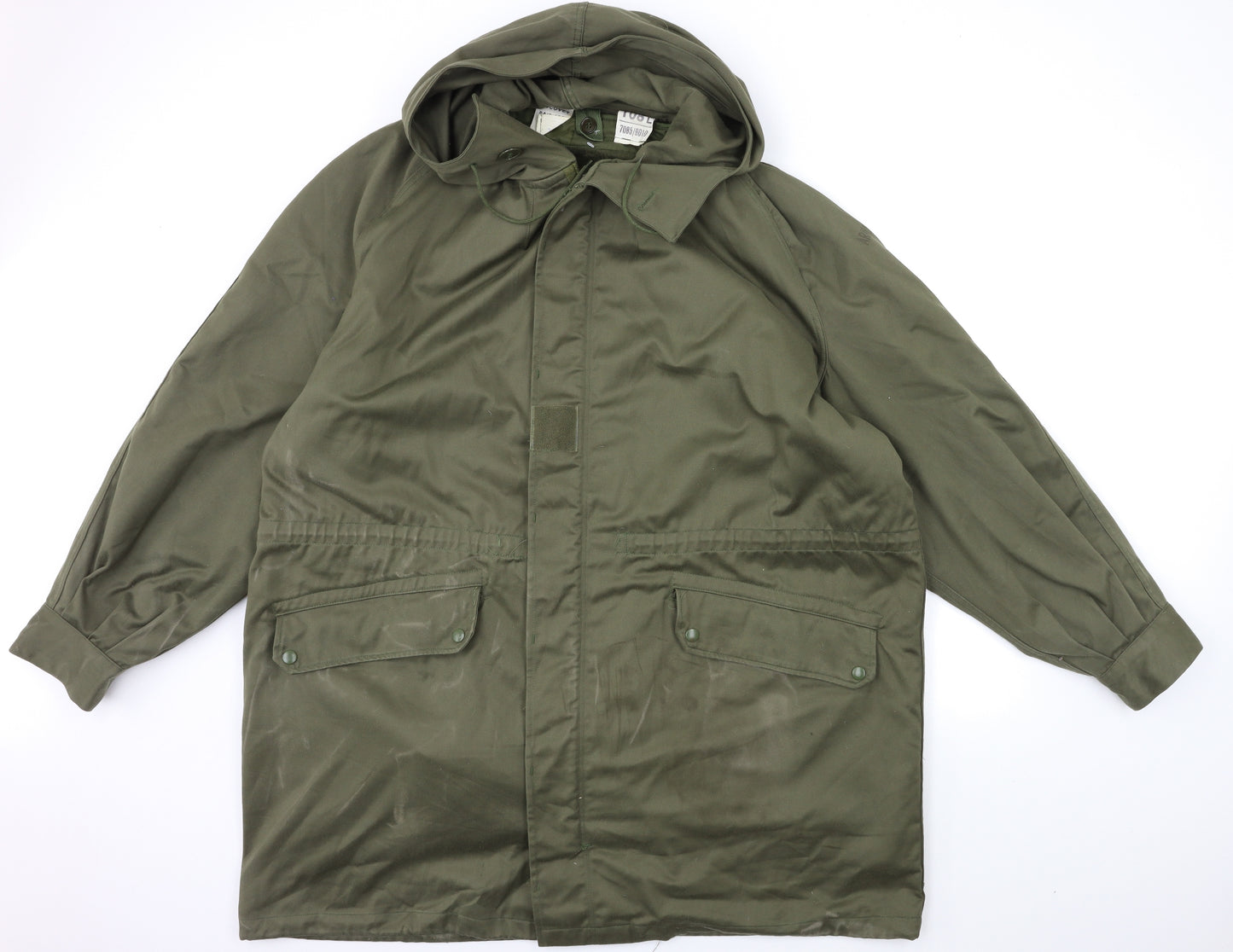 Preworn Mens Green   Overcoat Coat Size XL