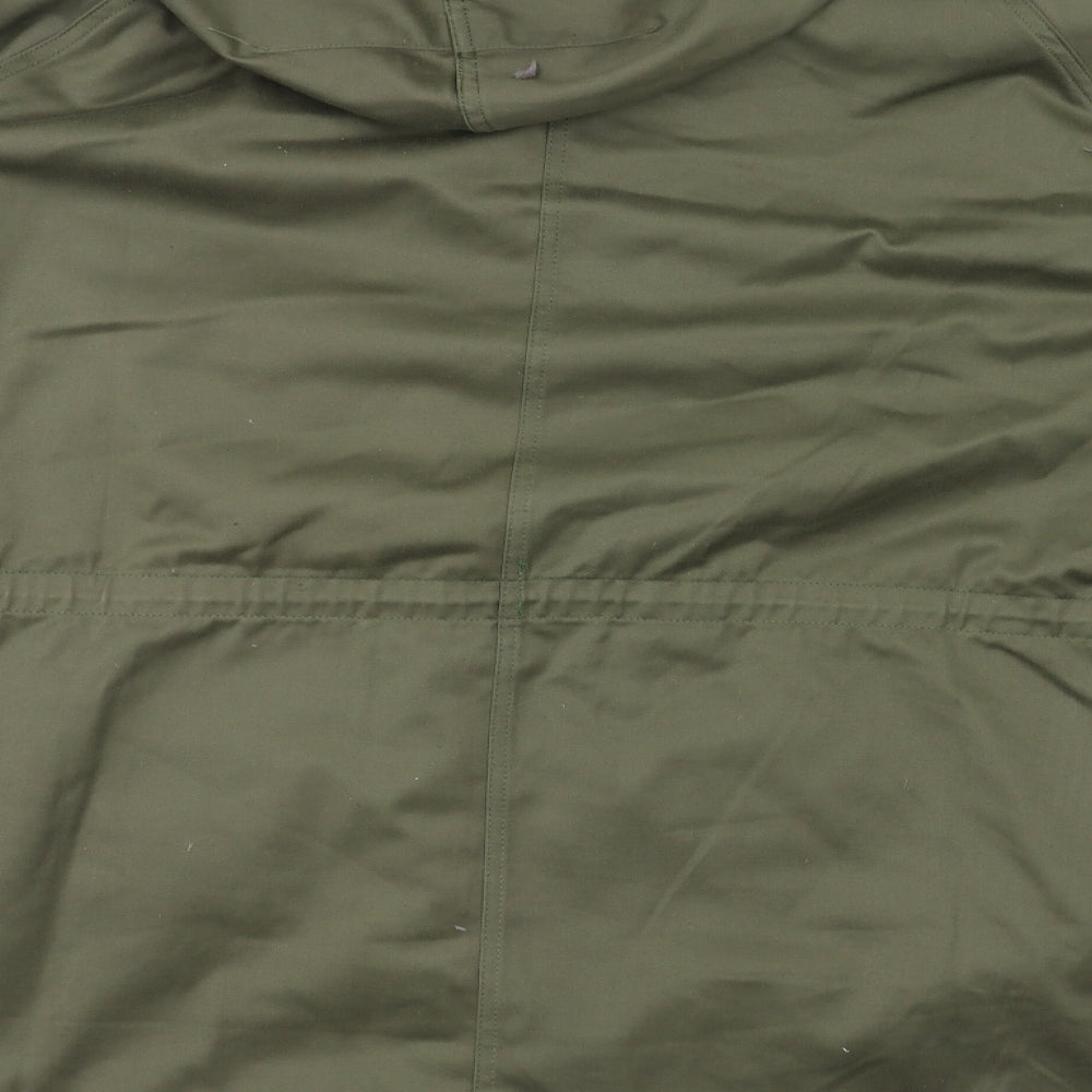 Preworn Mens Green   Overcoat Coat Size XL