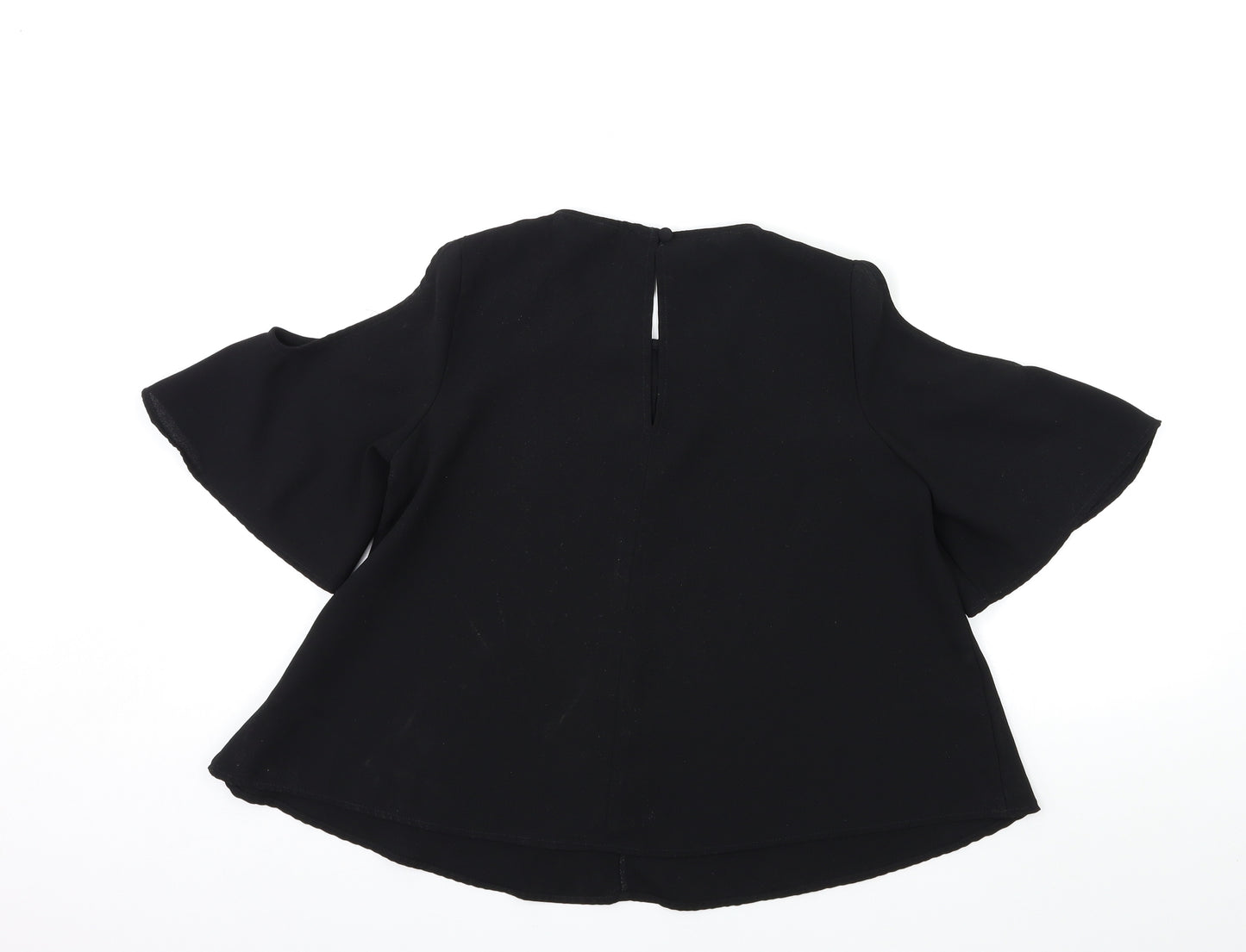 Topshop Womens Black   Basic T-Shirt Size 10