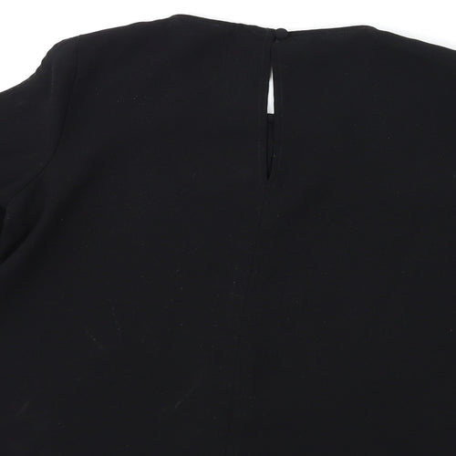 Topshop Womens Black   Basic T-Shirt Size 10
