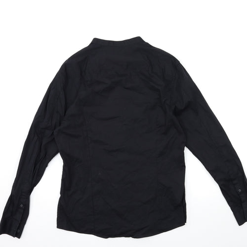 ASOS Mens Black    Dress Shirt Size L