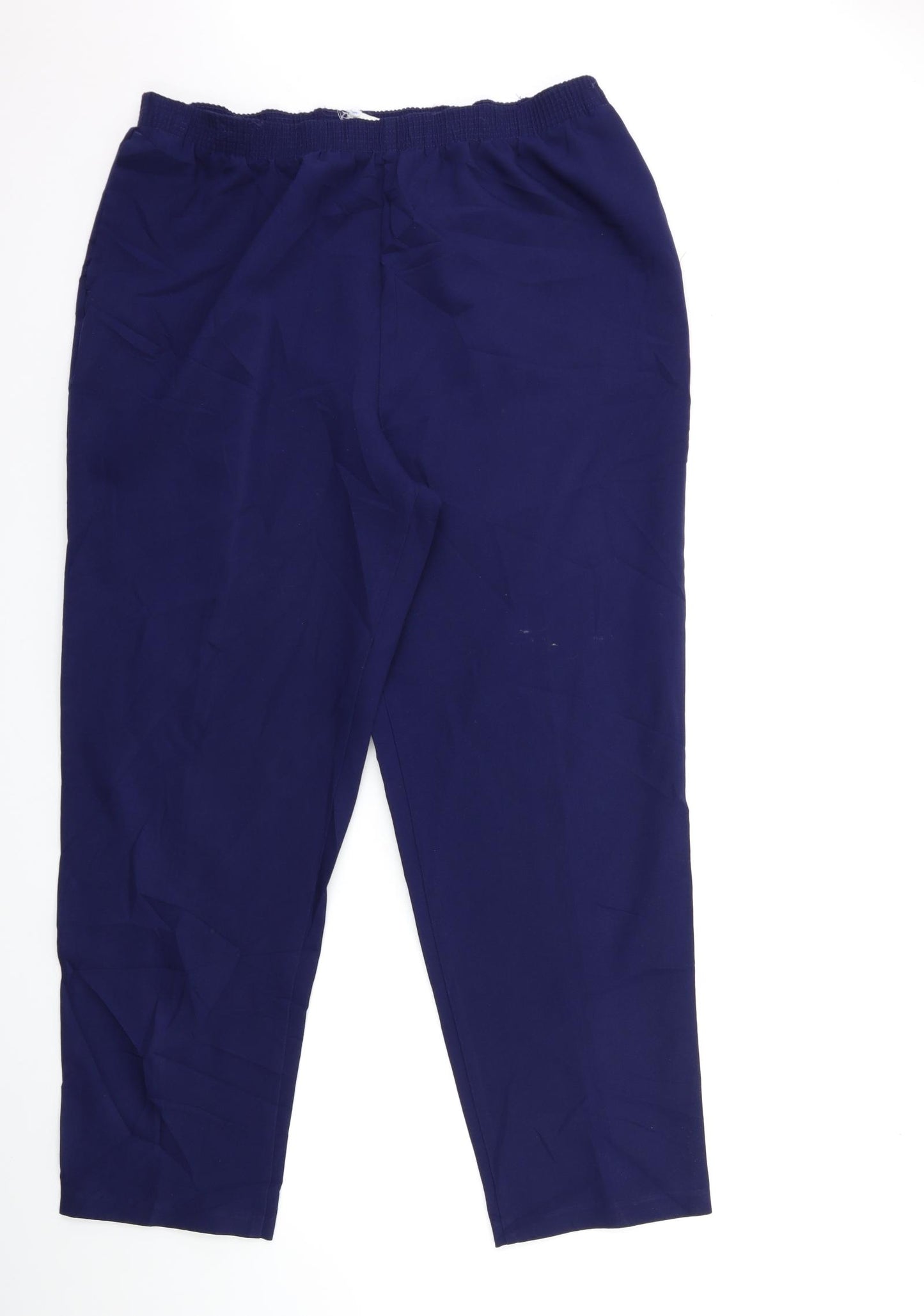 Preworn Womens Blue  Rayon Trousers  Size 36 in L30 in