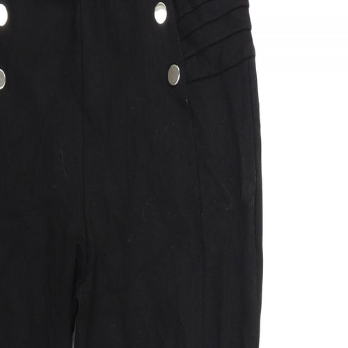 Zara Womens Black   Trousers  Size M L25 in