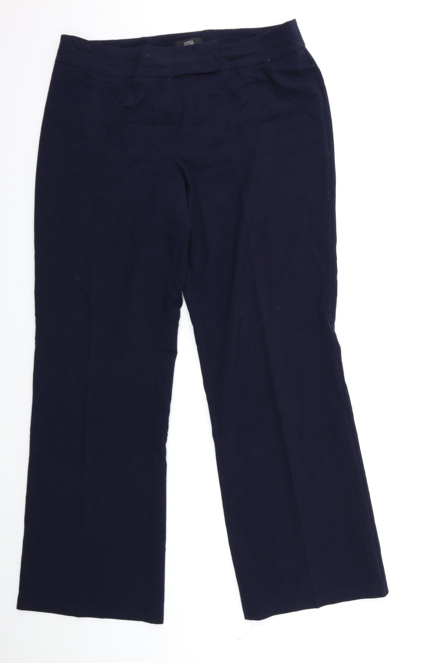 Marks and Spencer Womens Blue   Trousers  Size 16 L31 in