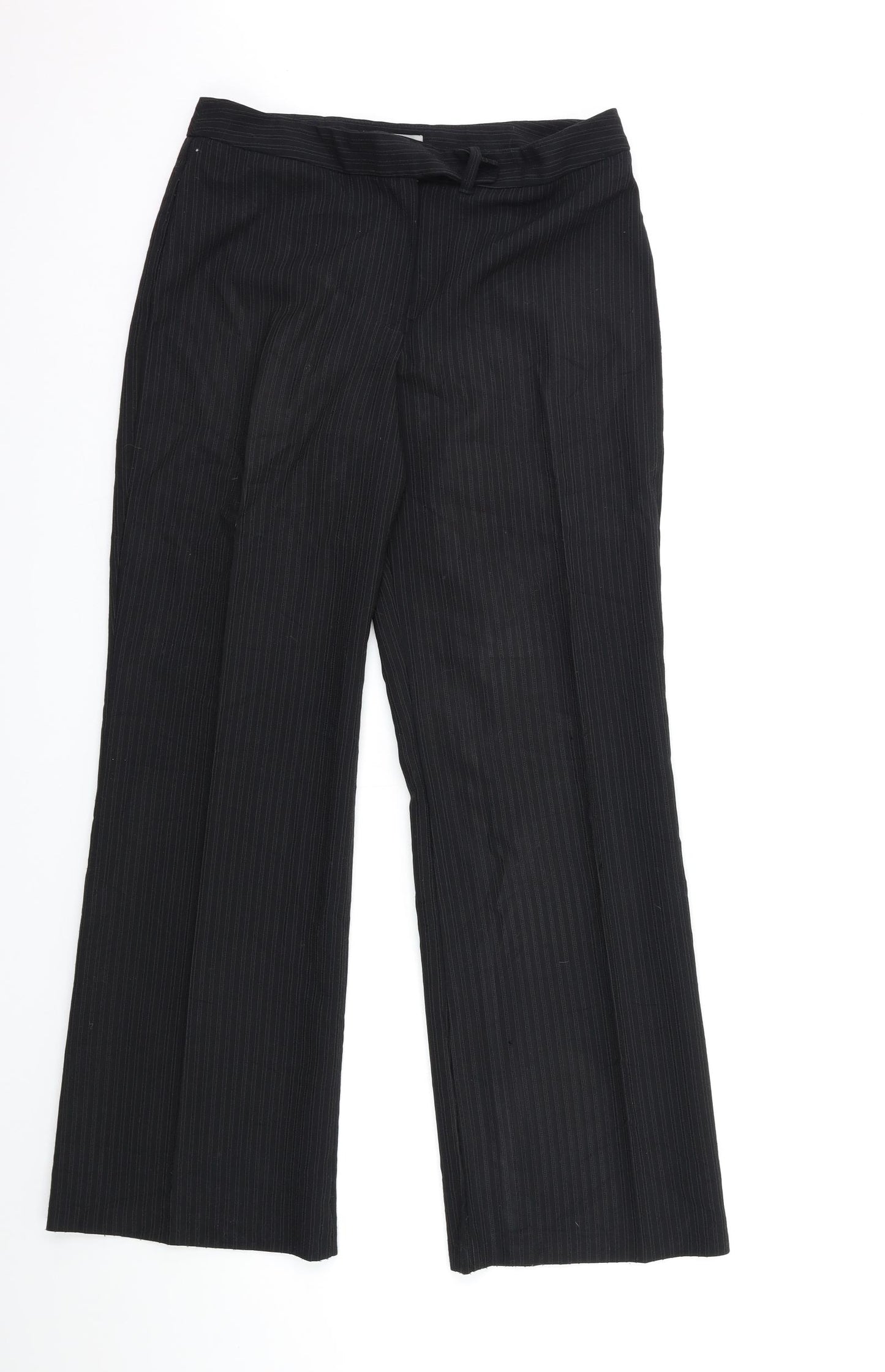 Marks and Spencer Womens Black   Trousers  Size 10 L30 in