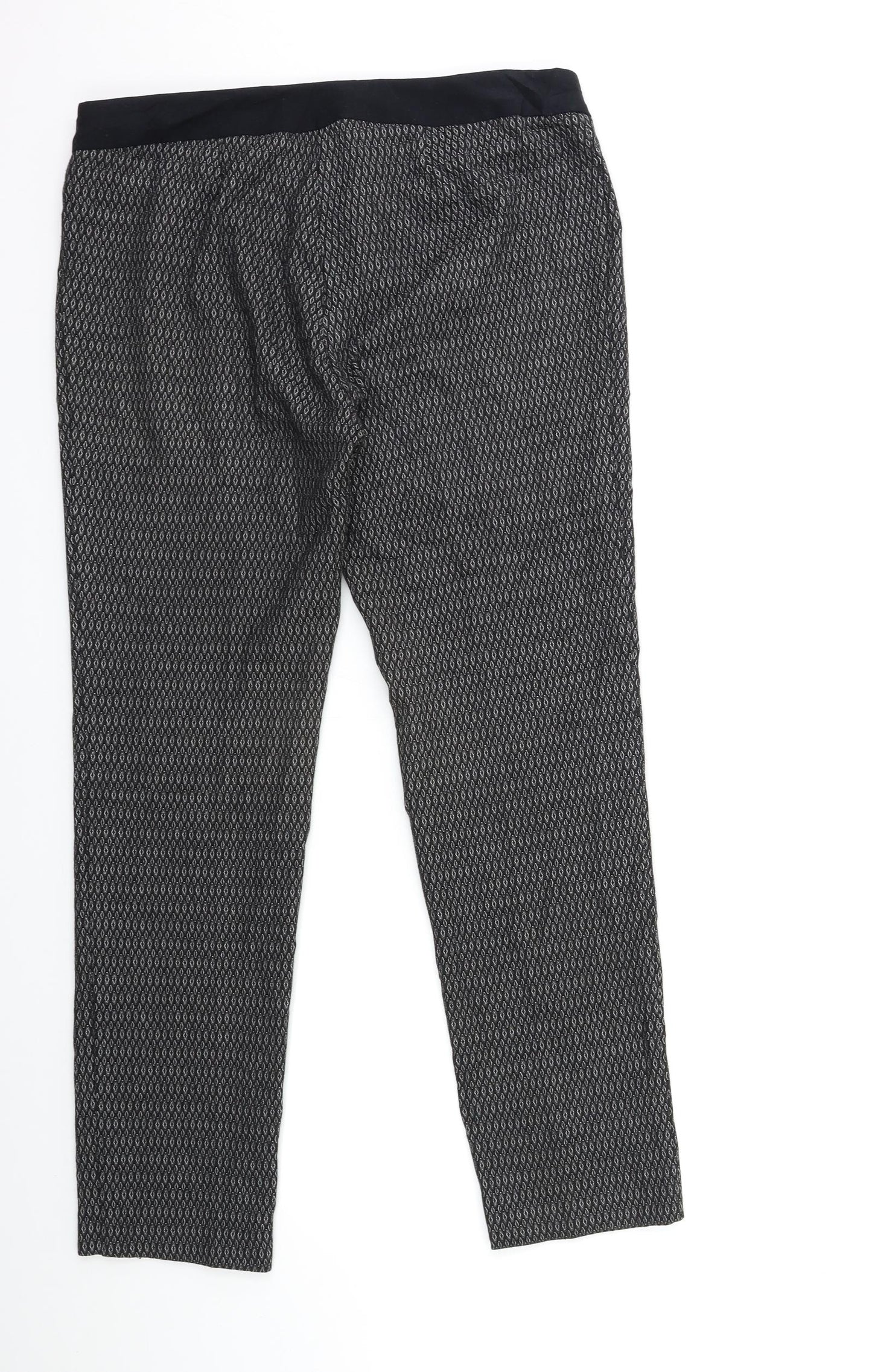 NEXT Womens Black   Trousers  Size 12 L29 in