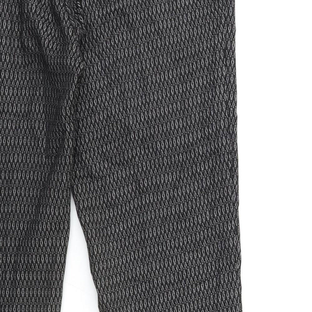 NEXT Womens Black   Trousers  Size 12 L29 in