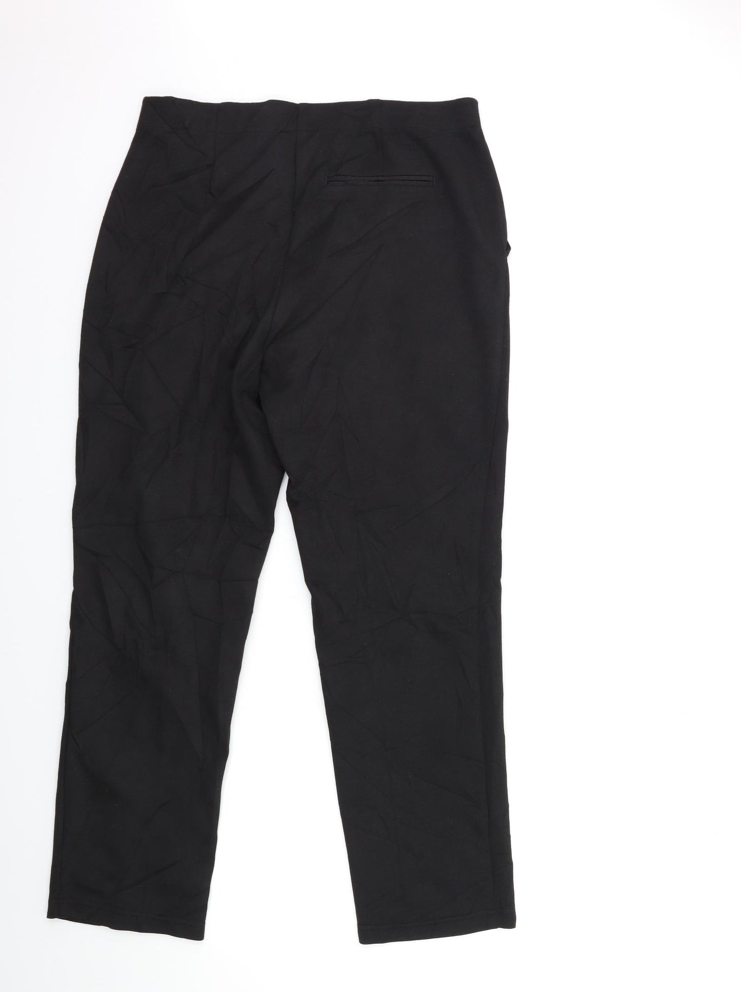 Marks and Spencer Womens Black   Trousers  Size 14 L28 in