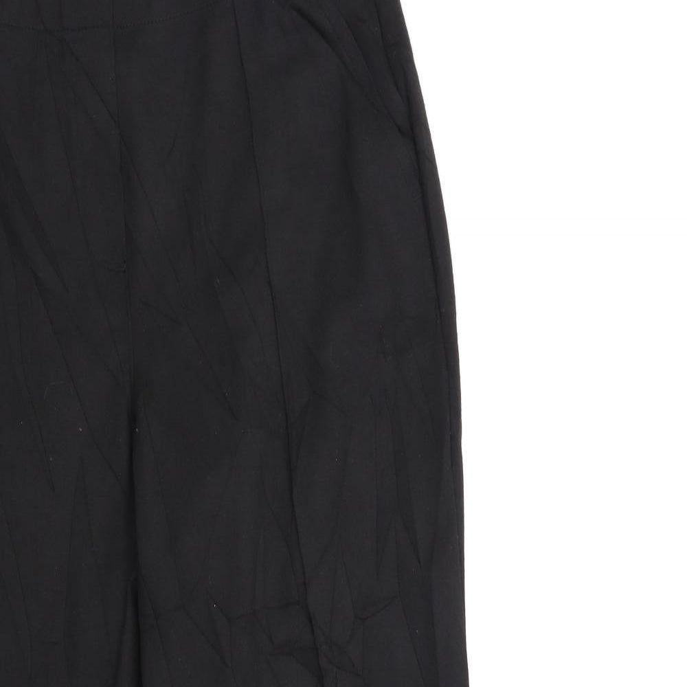 Marks and Spencer Womens Black   Trousers  Size 14 L28 in