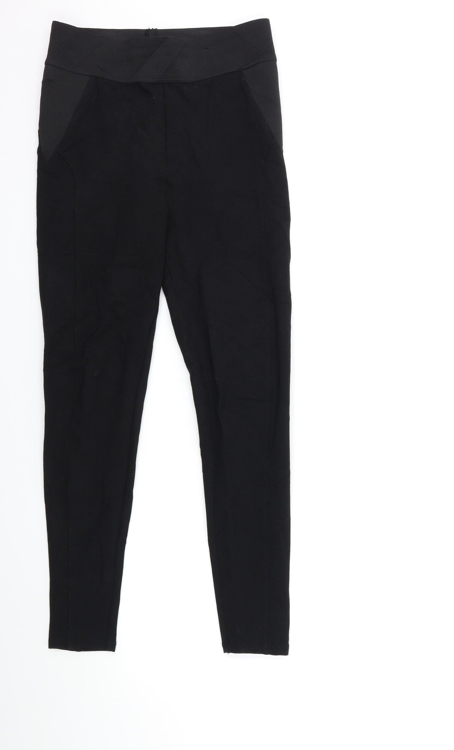 River Island Womens Black   Pedal Pusher Trousers Size 10 L27 in